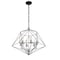 Z-Lite Geo 6 Light Chandelier, Matte Black 918-22MB-CH - alternate 6
